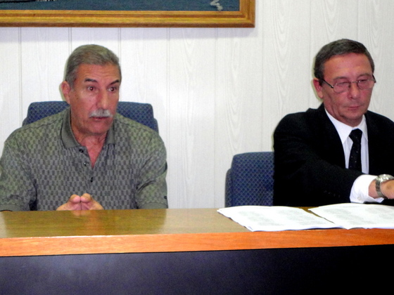 Mario Giammaría y Fernando Verdolin escucharon las sugerencias y aportes de los clubes.