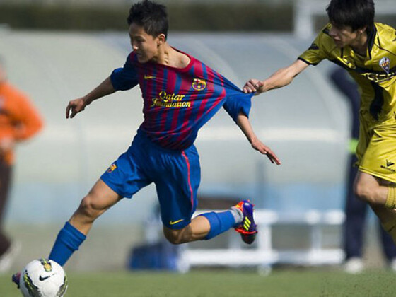 Uno de los jugadores que el Barça fichó e hizo jugar ilegalmente. El coreano Lee Seung Woo.