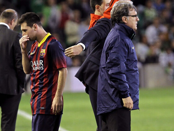 Rosarinos ambos. El Tata Martino ya conoce a Lionel Messi de haberlo dirigido en Barcelona.