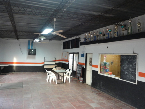 El salón del club, donde está el buffet, también fue ampliado y pintado en esta temporada.