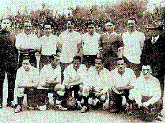 La Selecci&oacute;n Rosarina que en 1928 gole&oacute; 4 a 0 al Barcelona. Todos los goles fueron de Indaco.