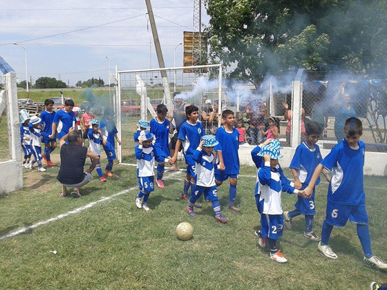 El fútbol infantil del club también tiene mucho movimiento. General Paz sueña a lo grande.