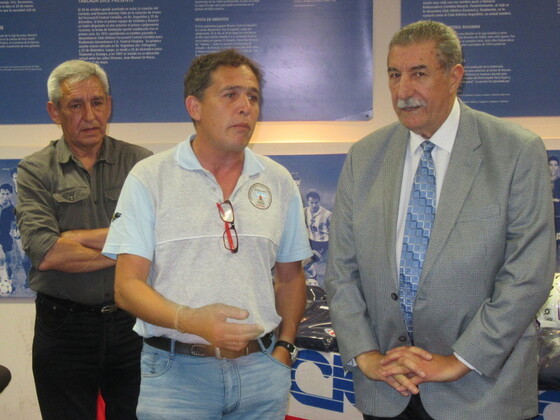Julio Más, uno de los referentes de los ex Combatientes, expresó su felicidad por el apoyo.