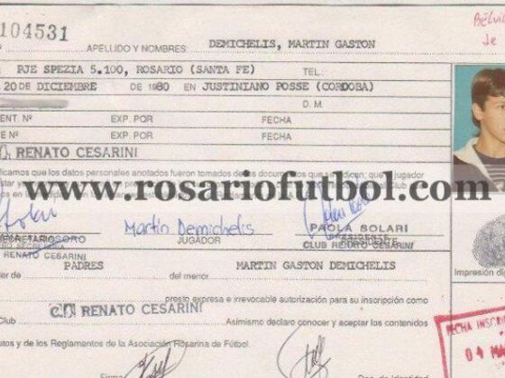 De Renato Cesarini al mundo: Martín Demichelis es uno de los grandes jugadores que dio el fútbol rosarino.