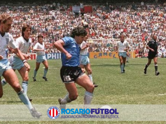 Maradona y su recordado gol a los ingleses.