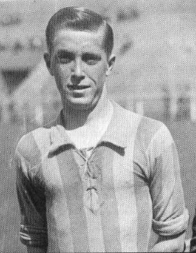 Harry Hayes. Extraordinario delantero que jugó en Central en las dos primeras décadas del Siglo XX.