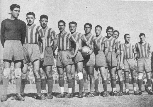 Equipo de Rosario Central de 1940.