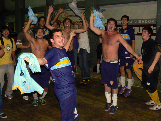 La alegría del campeón