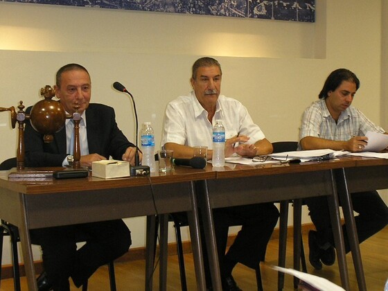 Mario Giammaría presidió la reunión de Comité que se realizó previo a los sorteos.
