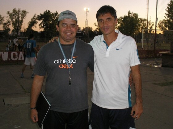 Ariel Santoro-Gustavo Falaschi, la dupla que tiene a su cargo el fútbol federado en el C.A.P.
