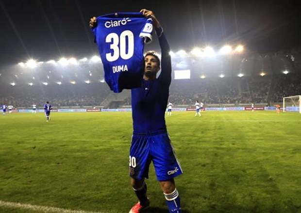 La estrella del miércoles a la noche. La final fue ante la Católica en el Estadio de Temuco.