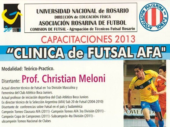 El afiche que ya está circulando por los clubes de Rosarina.