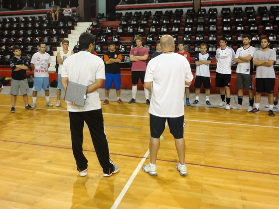 Marcelo López y Germán Testoni ya trabajaron con la Selección rosarina de Futsal en el 2012.