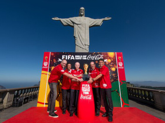 En el Cristo Redentor arrancó la tercera y más extensa gira de la Copa del Mundo.