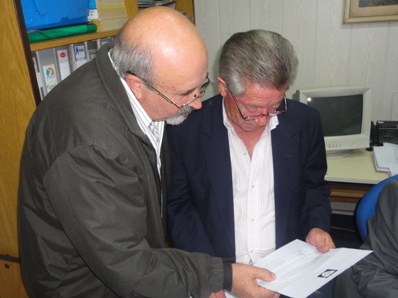 Edgardo Ciambotti y Claudio Polo, los asambleístas que compusieron la Comisión de Poderes.