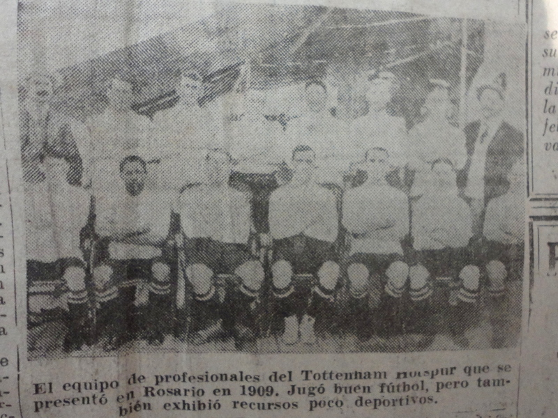 Tómese nota del pie de foto que acompaña la imagen del Tottenham. Foto: Diario La Tribuna.