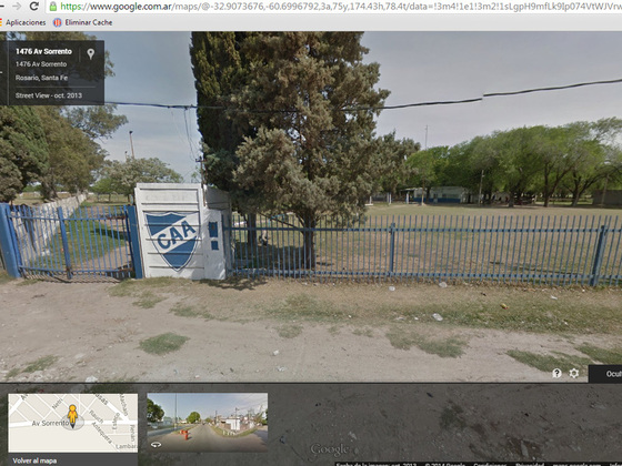 El Polideportivo de Argentino. En Av. Sorrento al 1400, predio con varias canchas de once.