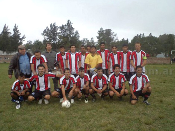 La primera de Ex Alumnos, representativo de la Liga Ocampense. Foto: San Javier Deportivo.