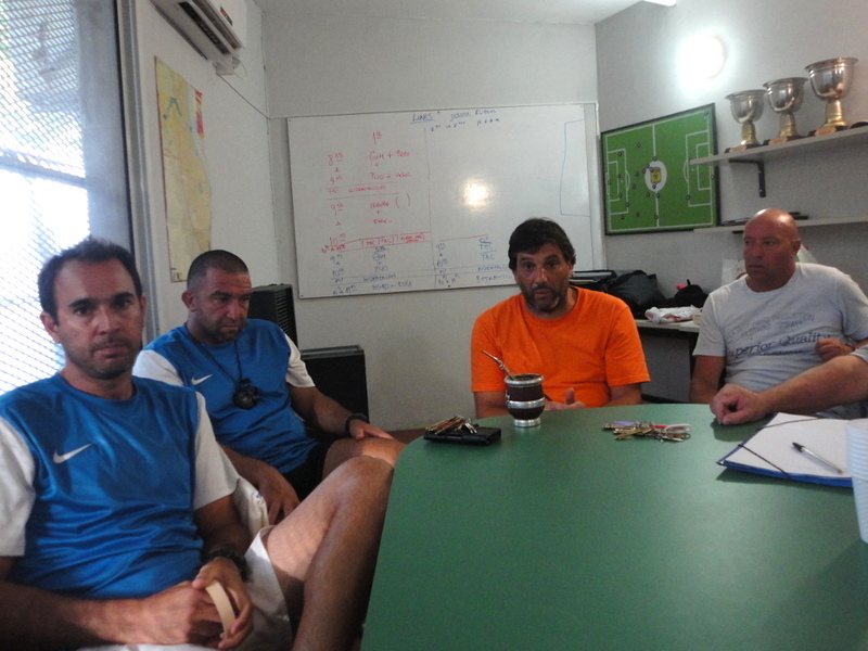 De izquierda a derecha: Ariel García, Alejandro González, Gerardo Ameli y Fabián Soldini.
