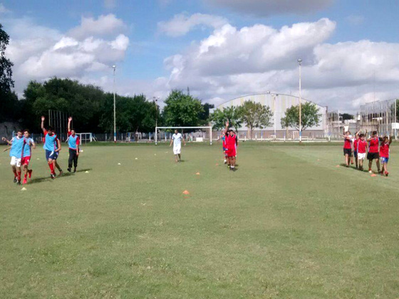 La cancha de Corrientes y Lamadrid, también está en gran estado. Foto: Face Tiro Suizo.
