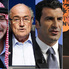 Al Hussein, Blatter, Figo y van Praag, los cuatro candidatos presidenciales en FIFA.