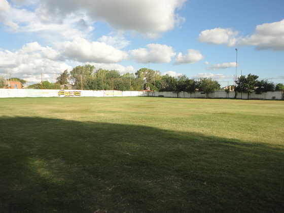 La cancha grande fue resembrada y tiene claramente un aspecto muy mejorado.