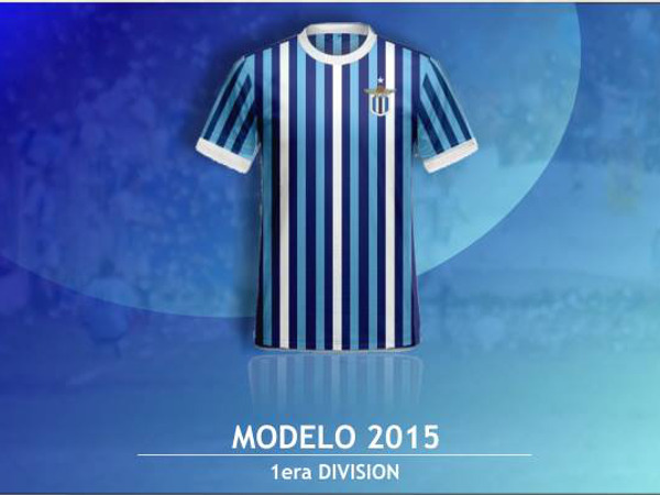 La camiseta 2015 que usará Banco. Se hicieron 10 más para vender y pagar costos.