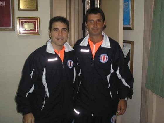 Diego y Hernán, técnicos del Sub11 y Sub13 respectivamente. El objetivo es superar la campaña del 2009.