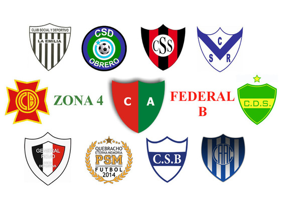 Los escudos de los clubes que competir&aacute;n con Coronel Aguirre.