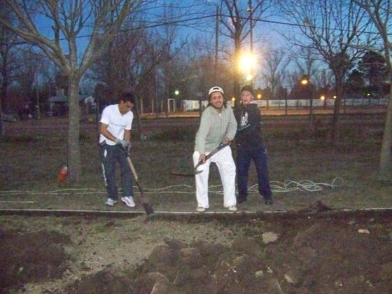 La dirigencia de San Telmo está muy agradecida de sus jugadores de 1ra, siempre dispuestos a dar una mano.