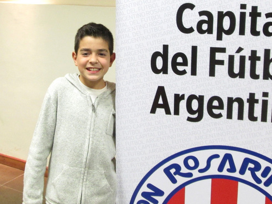 Ignacio Honores es defensor de Newell's y su ídolo es Lionel Messi.