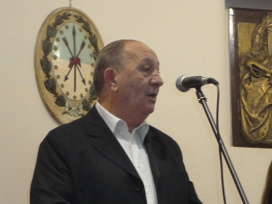 Miguel Isabella, un fiel escudero del Indio Solari durante muchos años.