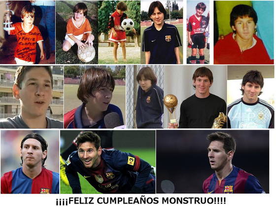 &iexcl;Felices 28 Lionel Messi! Orgullosamente argentino, y rosarino.