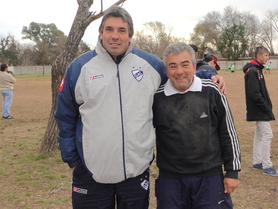 Carlos Nu&ntilde;ez de Quilmes (izquierda), y Alberto Romano, el Coordinador de Mar&iacute;a Reina.