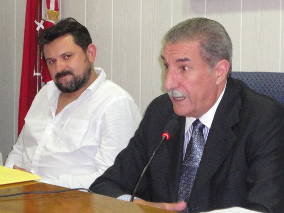 Mario Giammar&iacute;a presidiendo la Asamblea Extraordinaria que se realiz&oacute; este jueves.