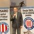 Mario Giammaría, Presidente de la Asociación Rosarina de Fútbol, durante la inauguración de "La Ciudad del Fútbol: Relato de una pasión".