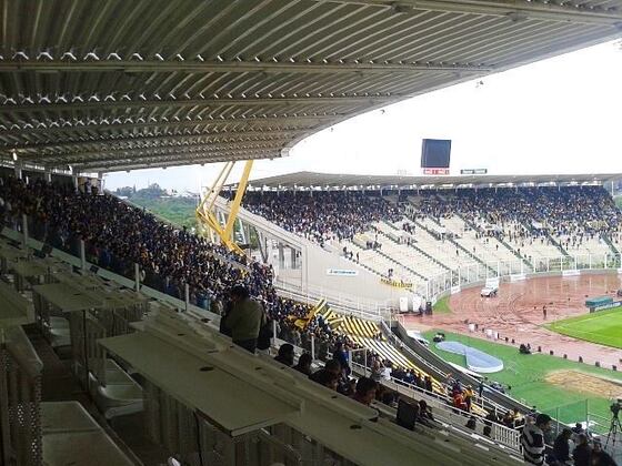 Pasadas las 18:00, y a media hora de haberse abierto las puertas, así estaba el sector canalla.