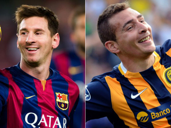 Lionel Messi fue el mejor afuera, Marco Ruben el mejor acá. Ambos un orgullo rosarino.