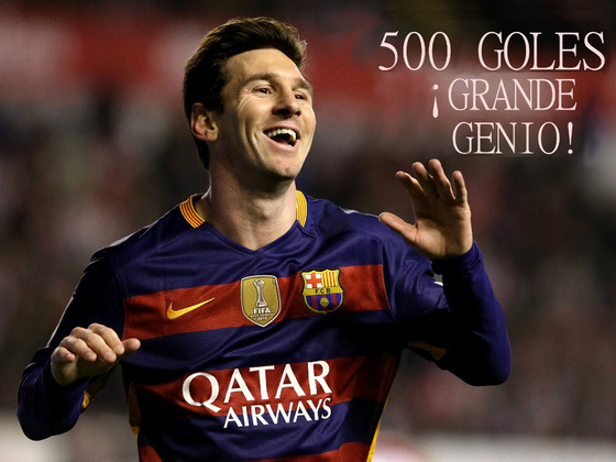 Messi y su astron&oacute;mica cantidad de goles en 11 a&ntilde;os de carrera. Orgullo de los rosarinos.