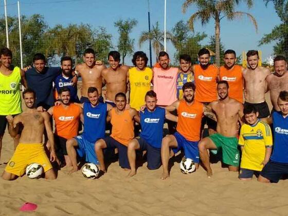 La selección de fútbol playa, con plantel confirmado