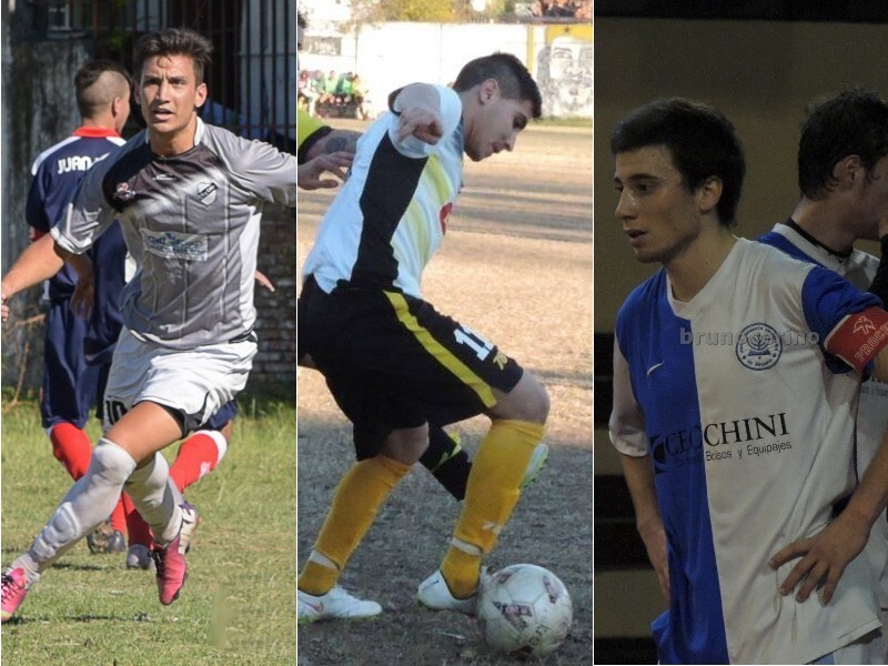 Ezequiel Ares, Lucas Ortega y Kevin Garmizo. Tres talentosos, sin dudas, con el balón.
