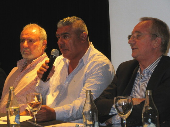 Claudio Tapia lamentó la ausencia de Newell's en el encuentro, pero prefirió no polemizar.
