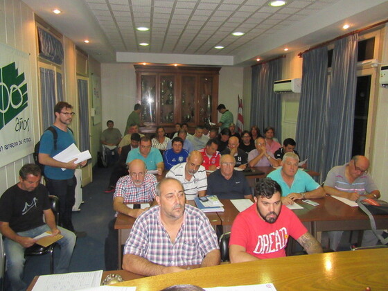 Como a posteriori hubo reuni&oacute;n de Comit&eacute;, se juntaron los delegados de clubes de la A, B y C.