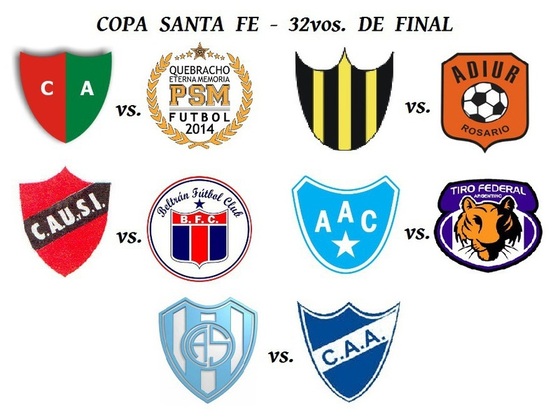 Seis clubes afiliados a nuestra Asociaci&oacute;n, jugar&aacute;n en los 32vos de Final de Copa Santa Fe.