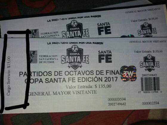 Las entradas que pondrá a la venta la organización para este sábado. Foto: Gastón García.