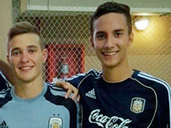 Pezzenati y Caruso. Los chicos rosarinos que están en la Selección Argentina Sub-17 de Futsal.