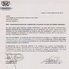 El documento que acredita el respaldo de CONMEBOL a la Asociación Rosarina de Fútbol.