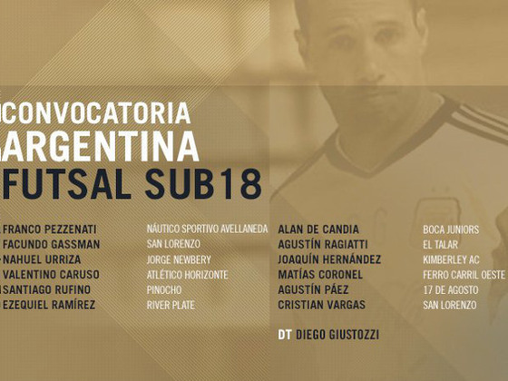 Orgullo grande. La lista de 12 elegidos por Diego Giustozzi para la histórica gira europea, incluyó a dos jugadores que participan de nuestra Liga. Fotos: www.afa.org.ar y Twitter AFA.