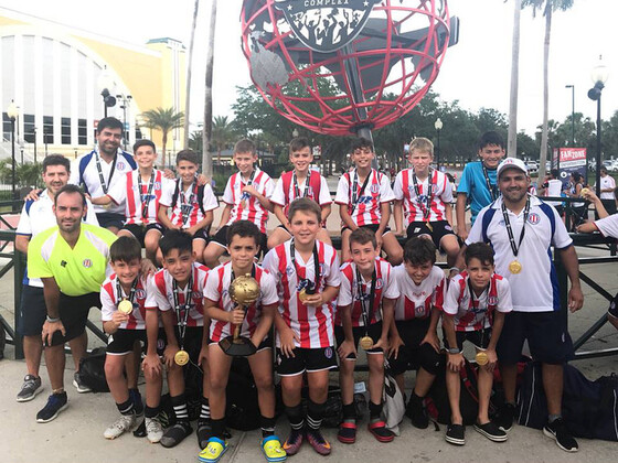 La Selección Sub12 "White", en Copa de Plata, también subió a lo más alto del podio.