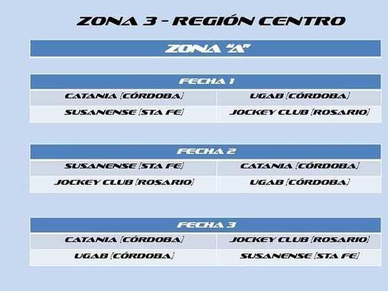 El fixture de Jockey. Foto: Cuna del Futsal.